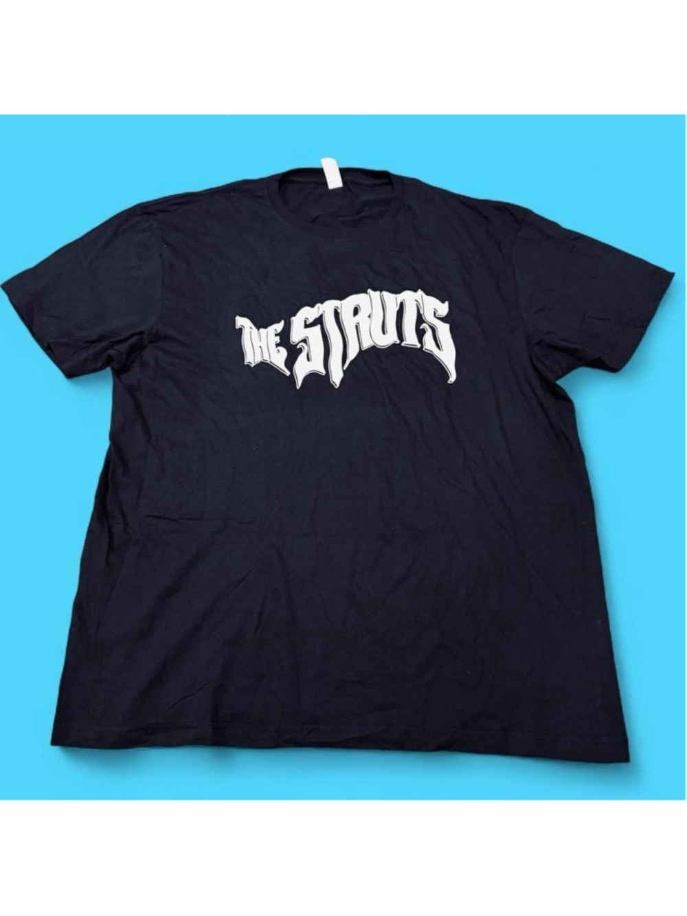 The Struts Band T-Shirt Black Logo Graphic Tee XL Glam Rock Concert NWOT